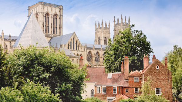 A picture of York cathedral. 