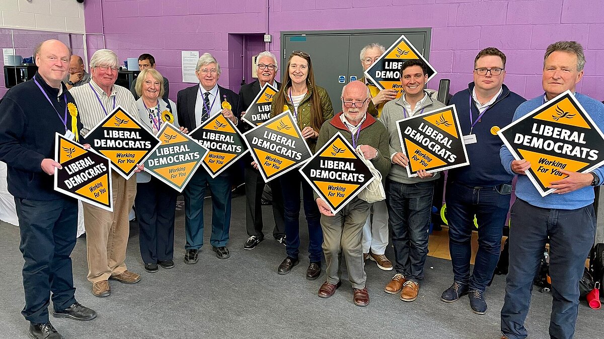 Town Election results - every Lib Dem elected! 