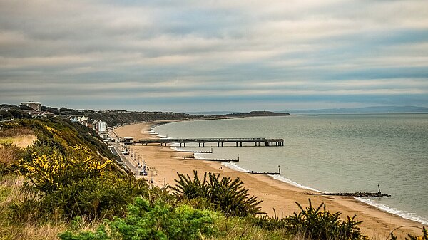 Bournemouth coastline