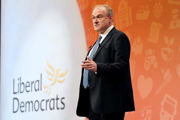 Ed Davey makes keynote speech to Liberal Democrat Spring Conference 2025 in Harrogate