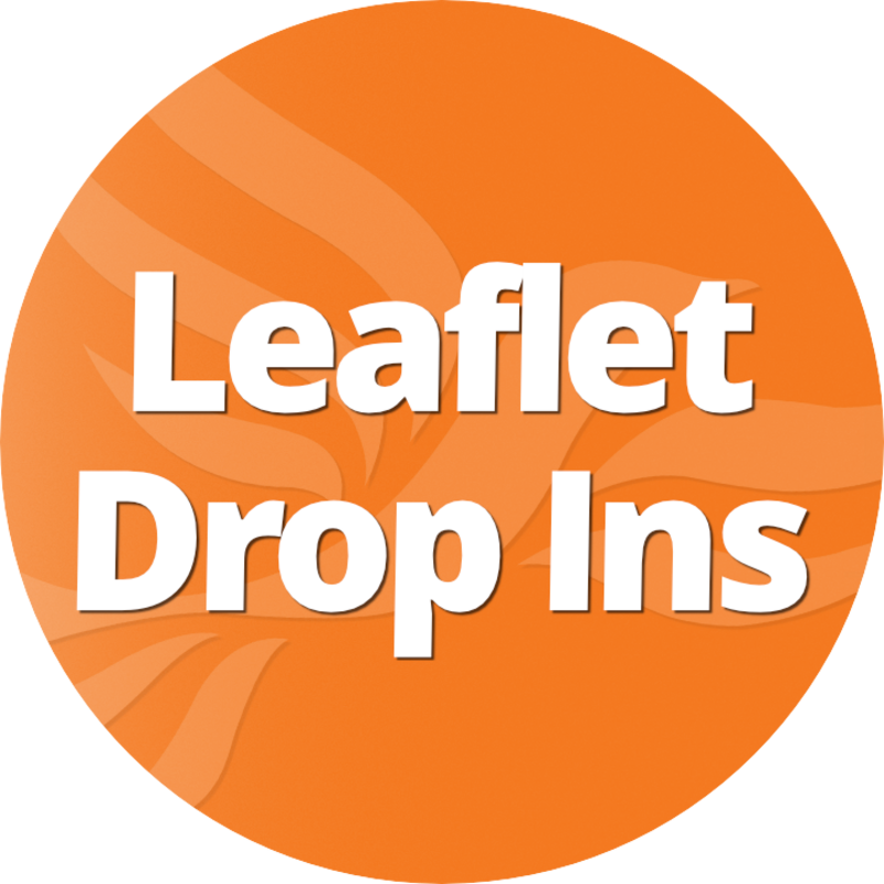Leaflet Drop ins