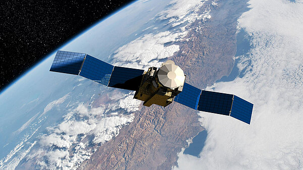 Satellite in orbit