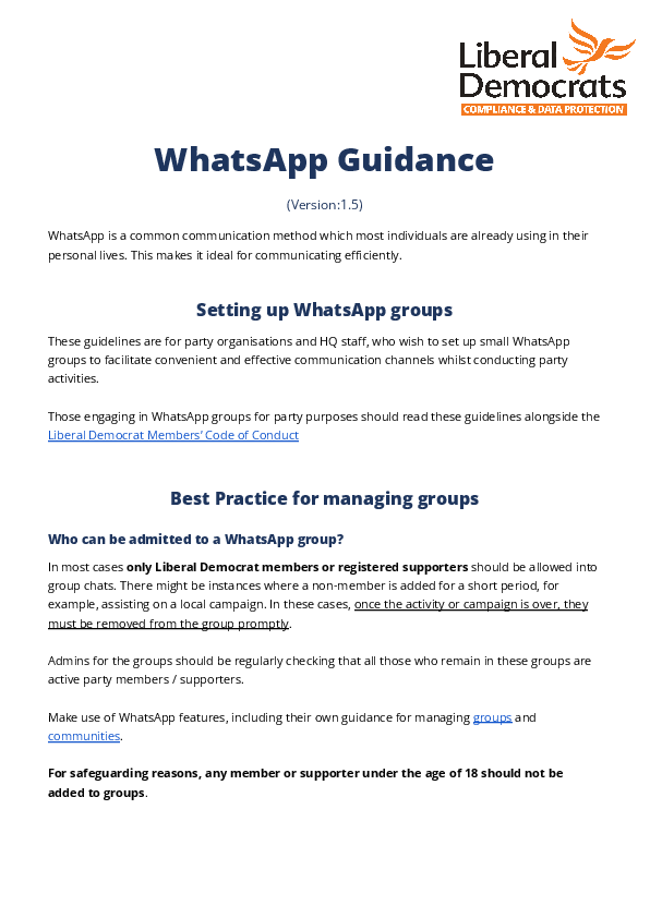 Guide to using WhatsApp