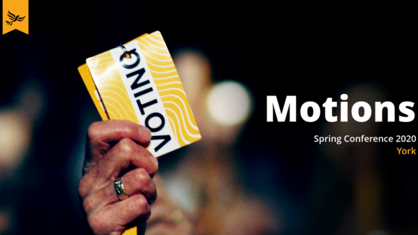 Conference Motions - Spring 2020