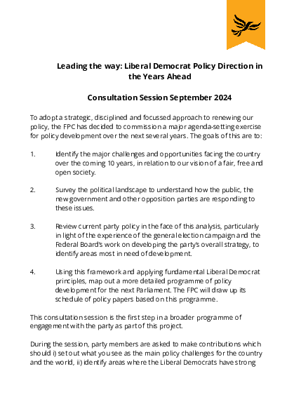 Consultation paper