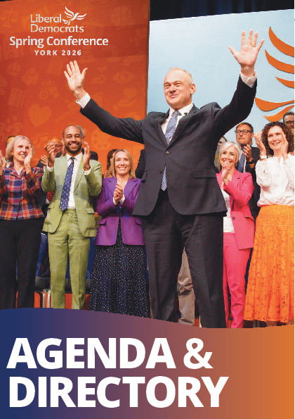 Agenda and Directory - Spring 2026 Liberal Democrat Conference