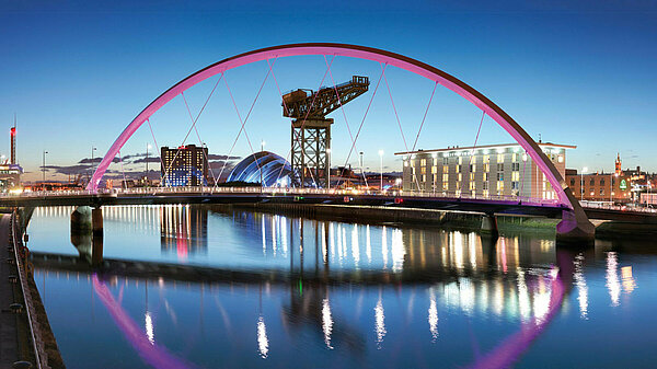 An image of Glasgow and the Clyde