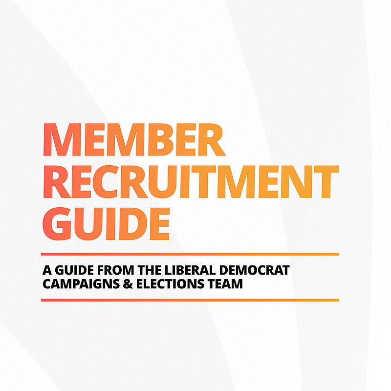 Member recruitment pack cover