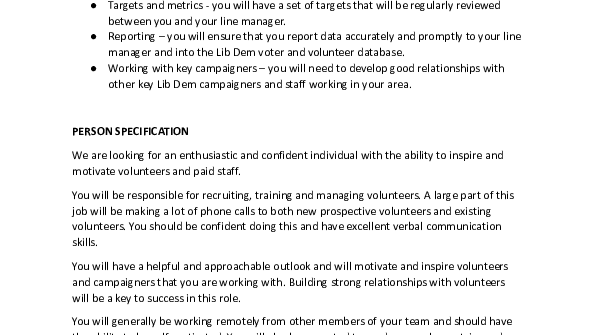 Job Description