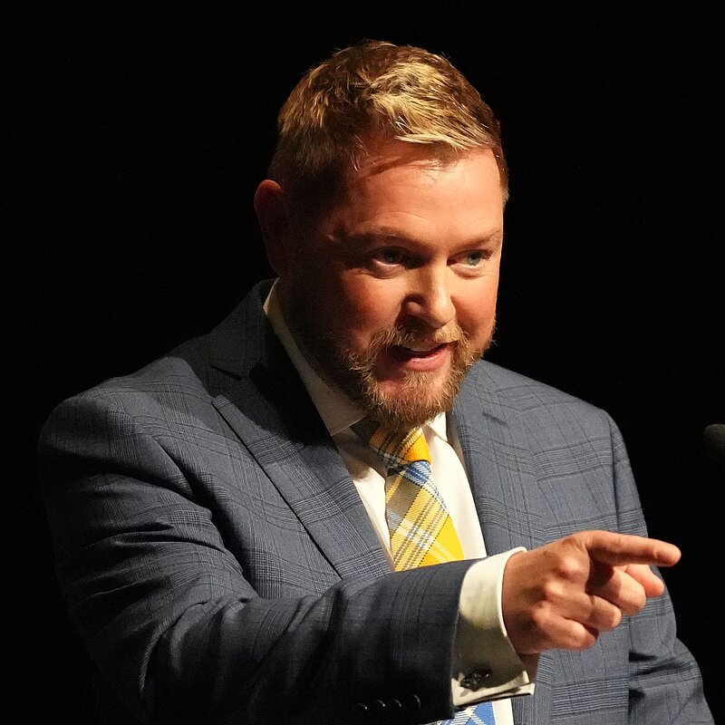 Jamie Greene MSP speaks at Scottish Liberal Democrat conference