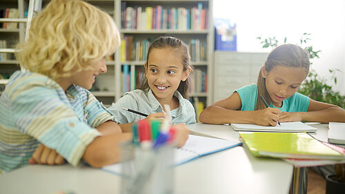 Children in a classroom