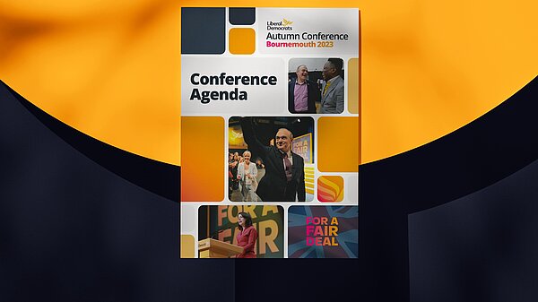 Graphic showing Conference Agenda