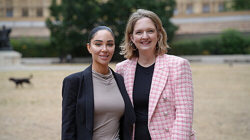 Tulisa and Anna Sabine MP
