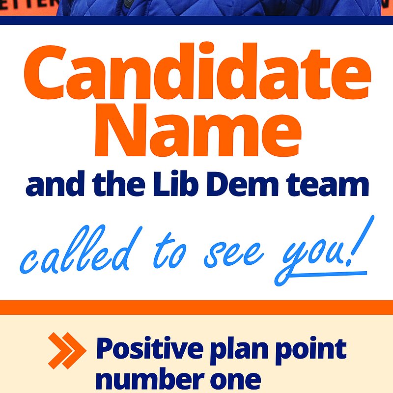 Canvass card template